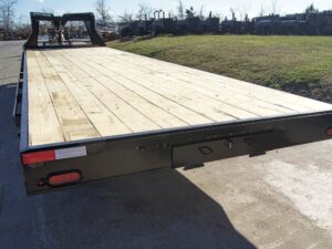 8.5×30 IBeam Gooseneck Straight Deckover Trailer (2) 7K Axles Slide Ramps 14K GVWR - Image 6