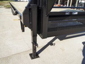 8.5×30 IBeam Gooseneck Straight Deckover Trailer (2) 7K Axles Slide Ramps 14K GVWR - Image 9