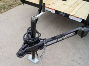 6.4×16 Tube Top Dovetail Utility Trailer (2) 3,500lb Axles 7K GVWR - Image 9