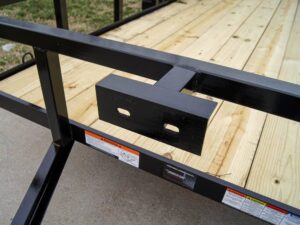 6.4×16 Tube Top Dovetail Utility Trailer (2) 3,500lb Axles 7K GVWR - Image 10