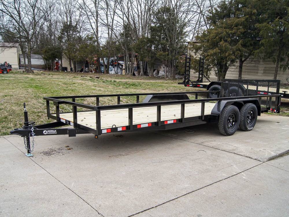 7×20 Tube Top Dovetail Utility Trailer (2) 3500lb Axles 7×20 Tube Top Dovetail Utility Trailer (2) 3500lb Axles - Image 1