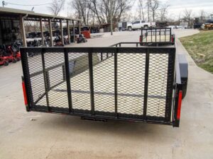 7×20 Tube Top Dovetail Utility Trailer (2) 3500lb Axles - Image 6