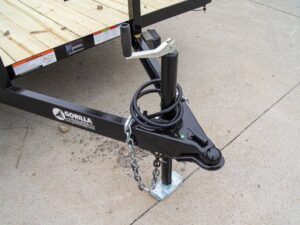 7×20 Tube Top Dovetail Utility Trailer (2) 3500lb Axles - Image 9