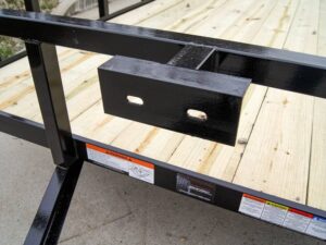 7×20 Tube Top Dovetail Utility Trailer (2) 3500lb Axles - Image 10