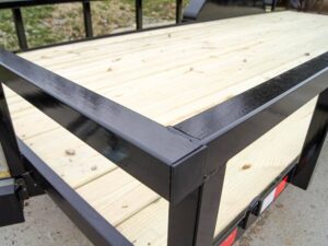 7×20 Tube Top Dovetail Utility Trailer (2) 3500lb Axles - Image 12