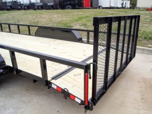 7×20 Tube Top Dovetail Utility Trailer (2) 3500lb Axles - Image 15
