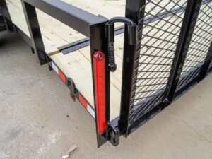 7×20 Tube Top Dovetail Utility Trailer (2) 3500lb Axles - Image 16