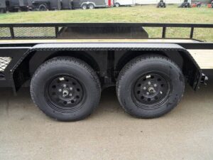 7×20 Dovetail Utility Trailer with Side Baskets (2) 3,500lb Axles - Image 14
