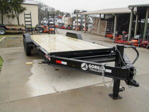 7×22 IBEAM Equipment Trailer (2) 7K Axles Stand-Up Ramps 14K GVWR - Image 8