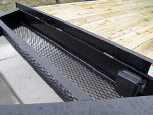 7×22 IBEAM Equipment Trailer (2) 7K Axles Stand-Up Ramps 14K GVWR - Image 11