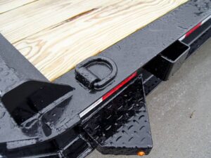7×22 IBEAM Equipment Trailer (2) 7K Axles Stand-Up Ramps 14K GVWR - Image 12