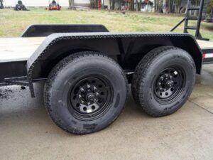 7×22 IBEAM Equipment Trailer (2) 7K Axles Stand-Up Ramps 14K GVWR - Image 14