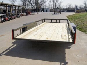 7×18 Straight Deck Utility Trailer (2) 3,500lb Axles – No Gate - Image 5