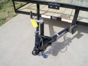 7×20 Dovetail Utility Trailer (2) 3,500lb Axles with Elevated Basket - Image 11