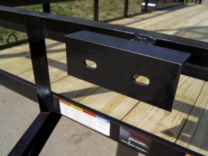 7×20 Dovetail Utility Trailer (2) 3,500lb Axles with Elevated Basket - Image 12