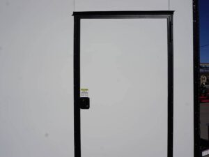 7×16 Enclosed Trailer White V-Nose Blackout Package Tandem Axle Storage - Image 16