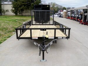 6.4×14 Straight Deck Tube Top Off Road Utility Trailer (2) 3,500lb Axles - Image 2