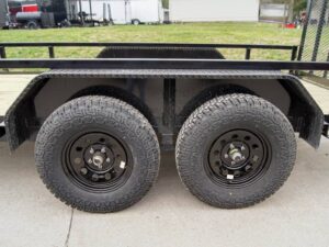 6.4×14 Straight Deck Tube Top Off Road Utility Trailer (2) 3,500lb Axles - Image 14