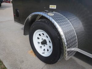 7×12 Enclosed Charcoal Trailer with Silver ATP 3500lb Axle Storage - Image 10