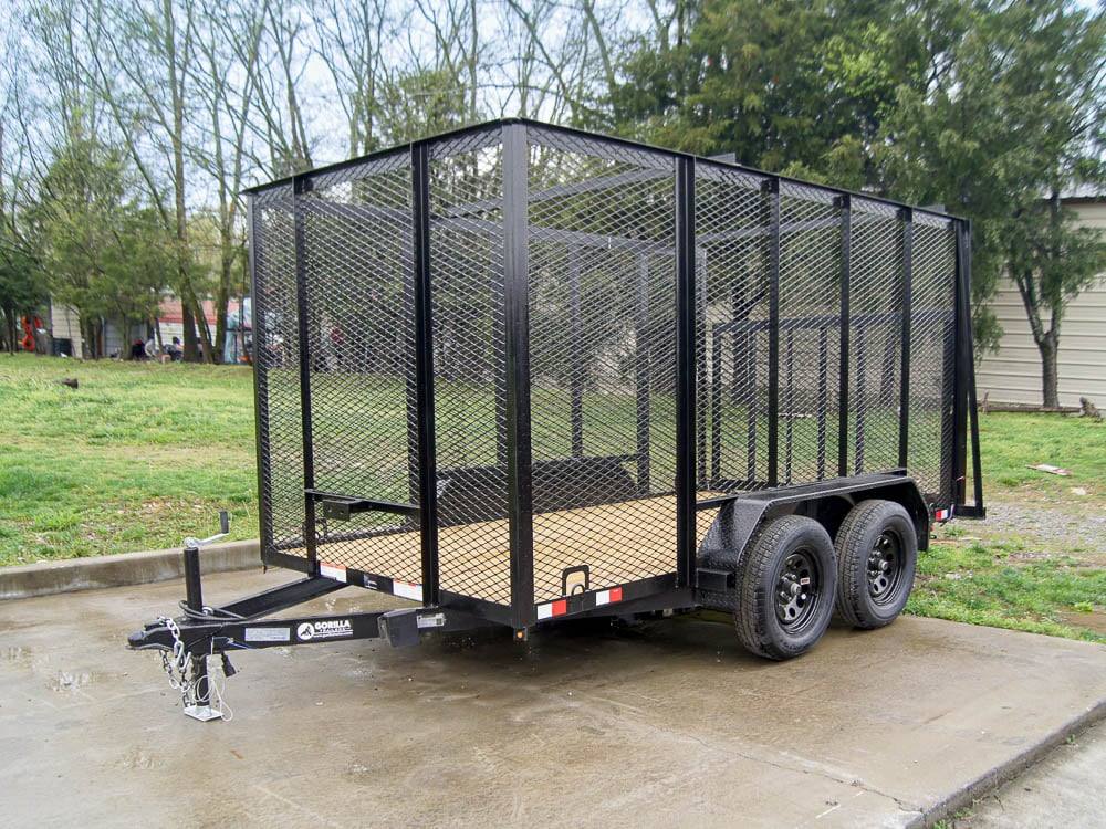 6.4×12 Straight Deck Utility Trailer with 6ft Mesh Sides (2) 3,500lbs 6.4×12 Straight Deck Utility Trailer with 6ft Mesh Sides (2) 3,500lbs - Image 1