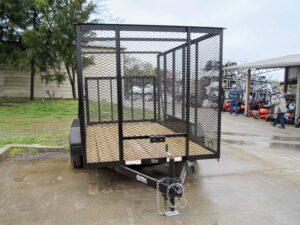 6.4×12 Straight Deck Utility Trailer with 6ft Mesh Sides (2) 3,500lbs - Image 8