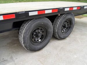 8.5×25 IBeam Gooseneck Straight Deckover Trailer (2) 7K Axles Slide Ramps 14K GVWR - Image 12