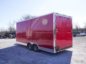 Enclosed Trailer 8.5′ X 20′ Custom Red Event Storage - Image 5
