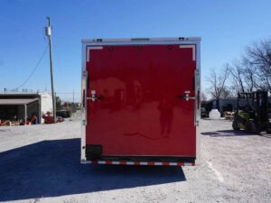 Enclosed Trailer 8.5′ X 20′ Custom Red Event Storage - Image 7