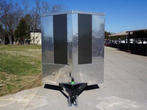 Enclosed Trailer 6′ X 12′ Charcoal- V-Nose 3,500 lb. Axle Storage - Image 2