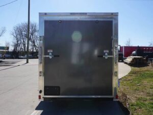 Enclosed Trailer 6′ X 12′ Charcoal- V-Nose 3,500 lb. Axle Storage - Image 8