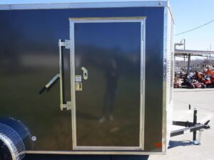 Enclosed Trailer 6′ X 12′ Charcoal- V-Nose 3,500 lb. Axle Storage - Image 15