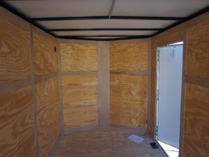 Enclosed Trailer 6′ X 12′ Charcoal- V-Nose 3,500 lb. Axle Storage - Image 20