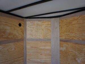 Enclosed Trailer 6′ X 12′ Charcoal- V-Nose 3,500 lb. Axle Storage - Image 22