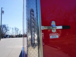 8.5×24 Red Enclosed Trailer (2) 5200lb Axles 7.5 Interior Height Storage - Image 11