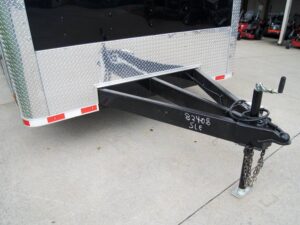 8.5×32 Black Enclosed Car Hauler Trailer With Ramp and Side Door (3) 7K Axles 21k GVWR - Image 11