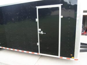 8.5×32 Black Enclosed Car Hauler Trailer With Ramp and Side Door (3) 7K Axles 21k GVWR - Image 12