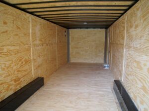 8.5×32 Black Enclosed Car Hauler Trailer With Ramp and Side Door (3) 7K Axles 21k GVWR - Image 17
