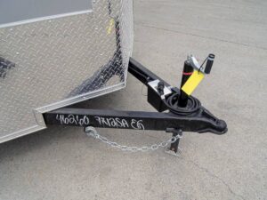 7×12 Silver Frost V-Nose Enclosed Trailer 3,500lb Axles - Image 11