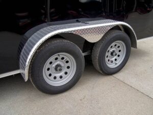 7×16 Black V-Nose Enclosed Storage Trailer (2) 3,500lb Axles - Image 11