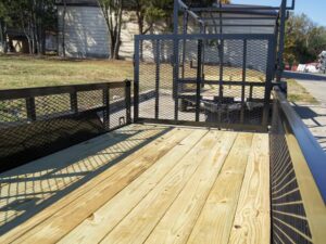 6.4×14 Straight Deck Utility Trailer 2ft Mesh Sides (2) 3500lb Axles 7K GVWR - Image 12