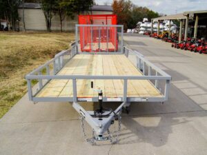 7×20 Tube Top Dovetail Utility Trailer (2) 3500lb Axles - Image 18