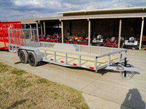 7×20 Tube Top Dovetail Utility Trailer (2) 3500lb Axles - Image 17