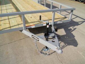 7×20 Tube Top Dovetail Utility Trailer (2) 3500lb Axles - Image 19