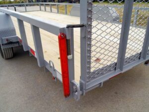 7×20 Tube Top Dovetail Utility Trailer (2) 3500lb Axles - Image 20