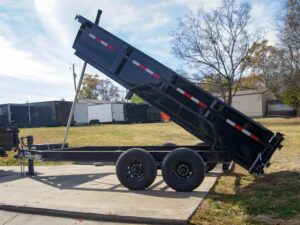 7×14 Gorilla Telescopic IBeam Dump Trailer with 2ft Sides (2) 7K Axles - Image 11