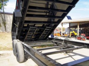 7×14 Gorilla Telescopic IBeam Dump Trailer with 2ft Sides (2) 7K Axles - Image 13