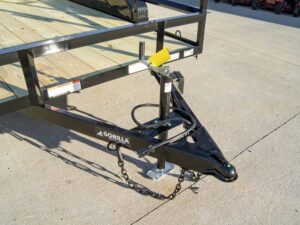 6.4×12 Straight Deck Utility Trailer 4.5ft Ladder Racks (2) 3,500lb Axles - Image 9