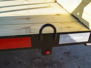 6.4×12 Straight Deck Utility Trailer 4.5ft Ladder Racks (2) 3,500lb Axles - Image 11