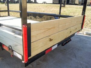 6.4×12 Straight Deck Utility Trailer 4.5ft Ladder Racks (2) 3,500lb Axles - Image 12