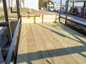 6.4×12 Straight Deck Utility Trailer 4.5ft Ladder Racks (2) 3,500lb Axles - Image 13